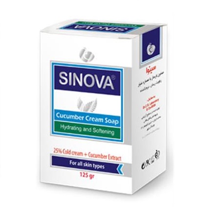 صابون کرمدار با عصاره خیار سینوا